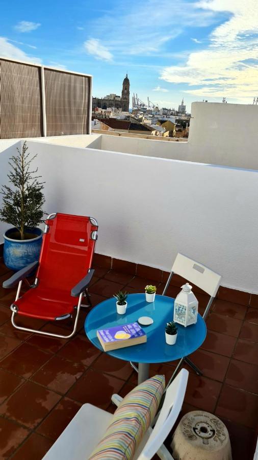 Penthouse With Solarium In The Center Of Malaga-Atico Con Solarium En El Centro De Malaga 아파트 외부 사진